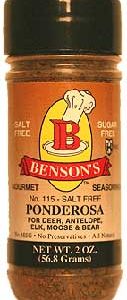 Ponderosa - Salt Free Beef & Wild Game Seasoning