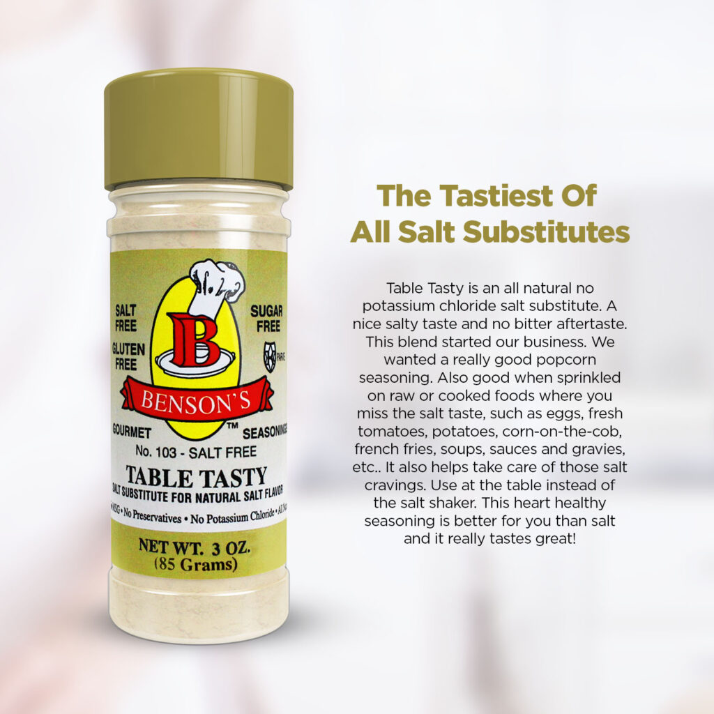 Table Tasty Original Salt Substitute 3 Pack (3 bottles of Table Tasty